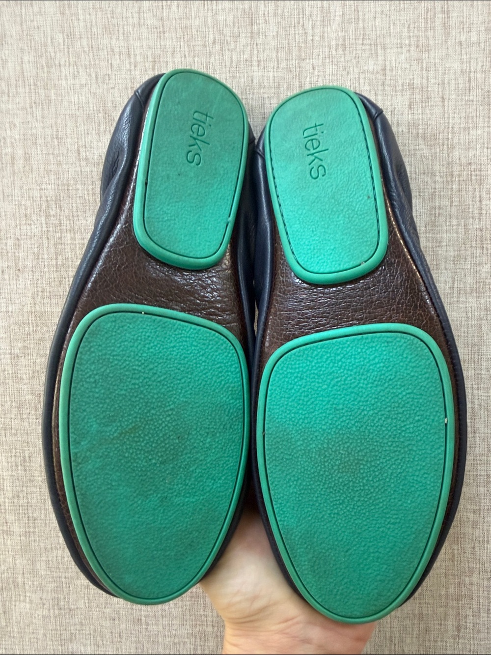 Turks Ballet Flats Navy Blue Women’s 8 comfort minimalist capsule - Picture 5 of 10